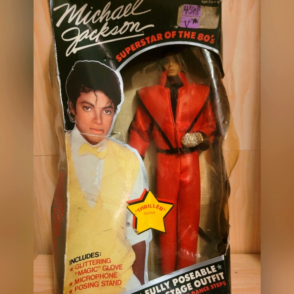 IN BOX Michael Jackson concert collectors doll.